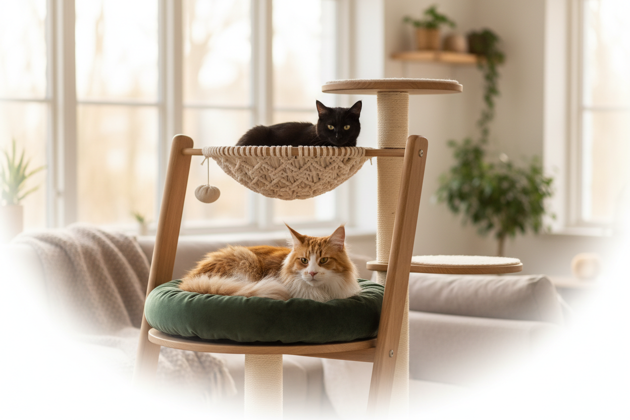 Cosy cat beds and modern cat furniture for the ultimate feline nap time | OzziePawfect