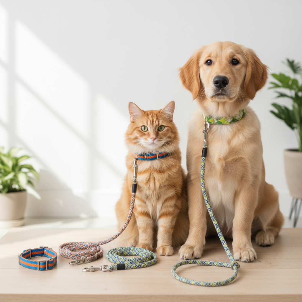 Premium dog and cat collars and leads collection by OzziePawfect