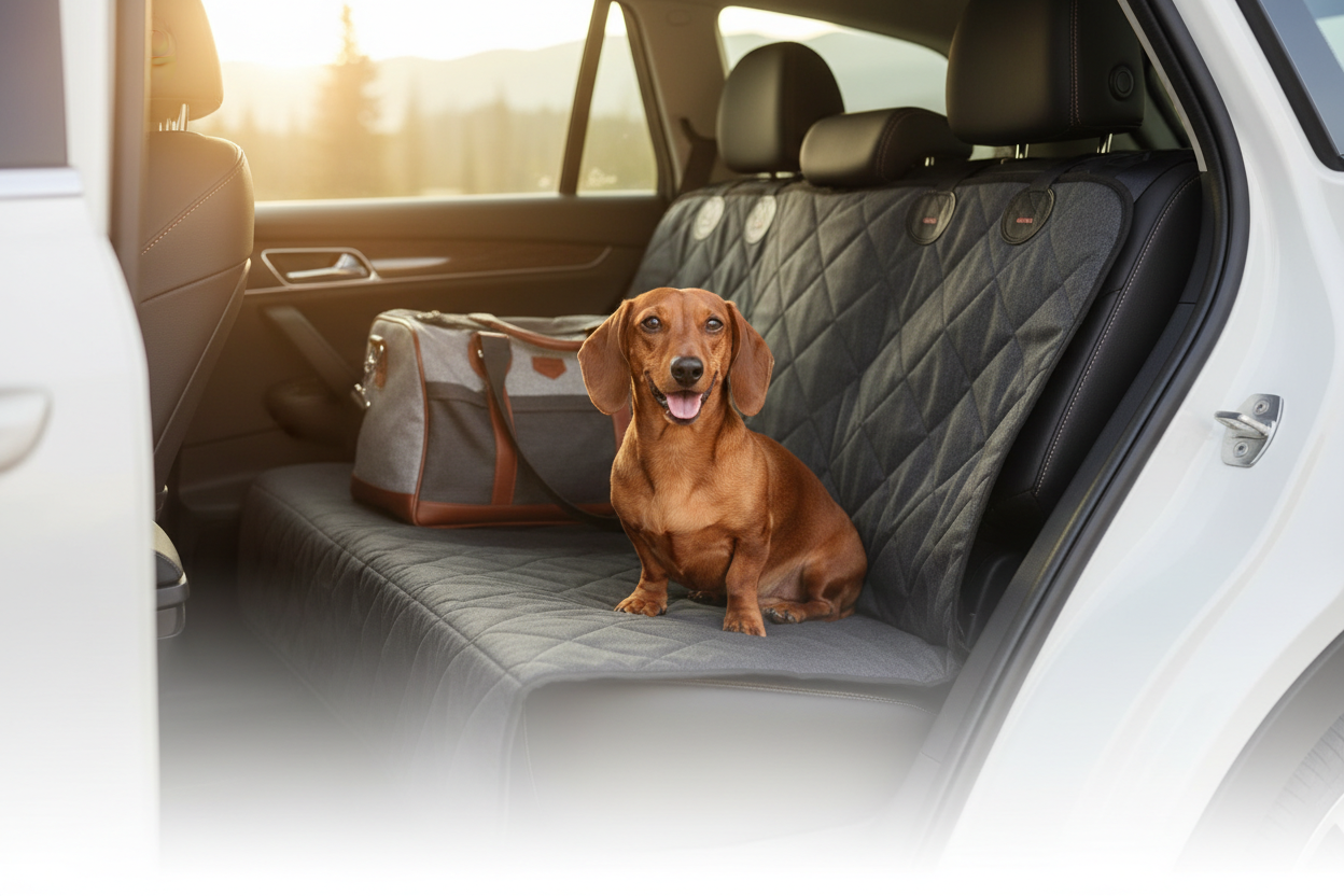 Dog travel and car accessories for safe and comfortable adventures