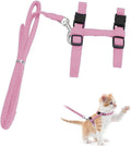 Cat Harnesses & Leashes - Cat Harnesses with Leashes - Anti-Escape Cat Leash Sets - Adjustable Soft Kitten Vests - Kitten Harnesses - For Kittens and Puppies