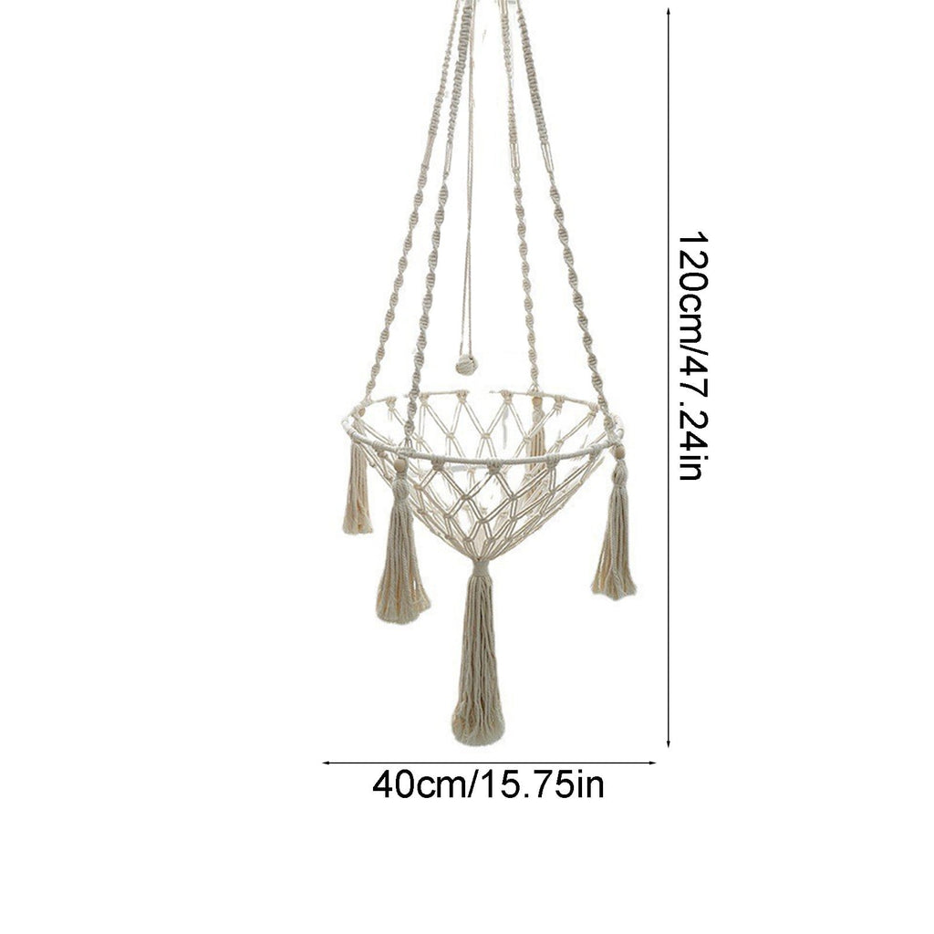 PawfectBoho Handwoven Macrame Cat Hammock