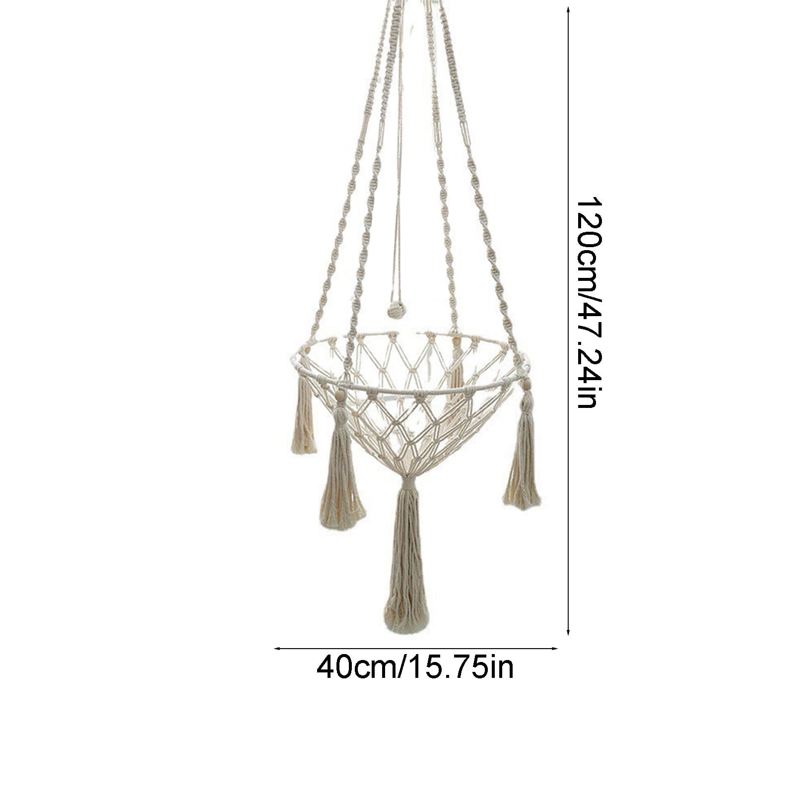 PawfectBoho Handwoven Macrame Cat Hammock