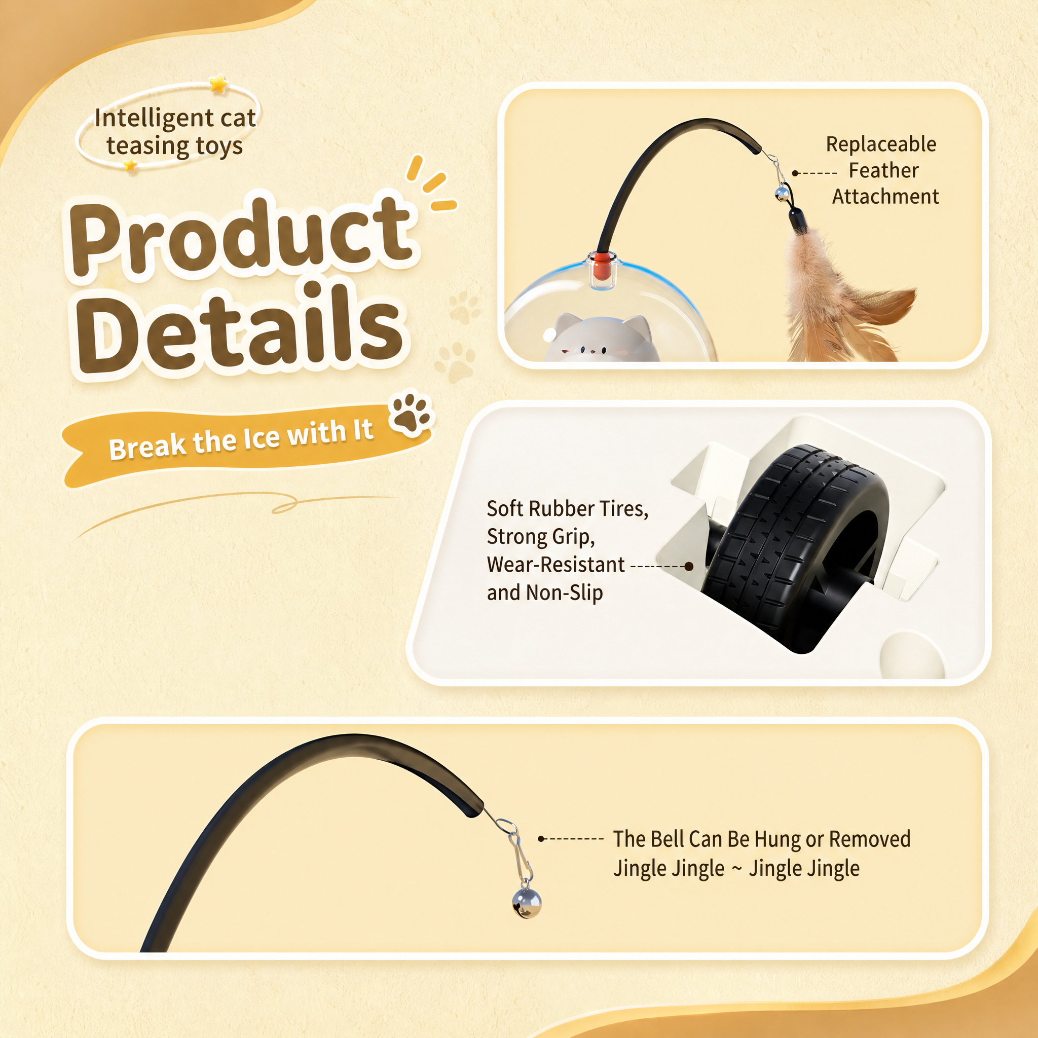 Smart Interactive Cat Teaser Toy
