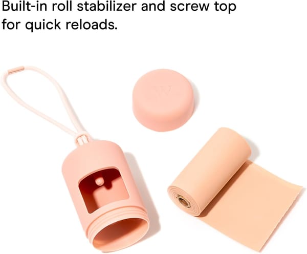 Easy-Attach Dog Poop Bag Dispenser & Holder