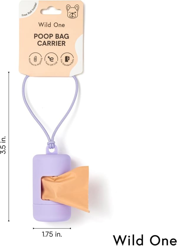 Easy-Attach Dog Poop Bag Dispenser & Holder