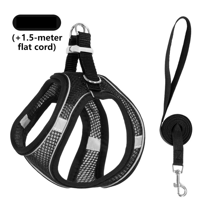 PawfectSummer Escape-Proof Reflective Mesh Vest & Lead Set