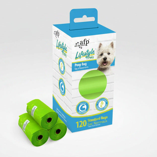 120 Dog Poop Bags 8x15 Rolls/Bags - Pet Waste Roll Lavender