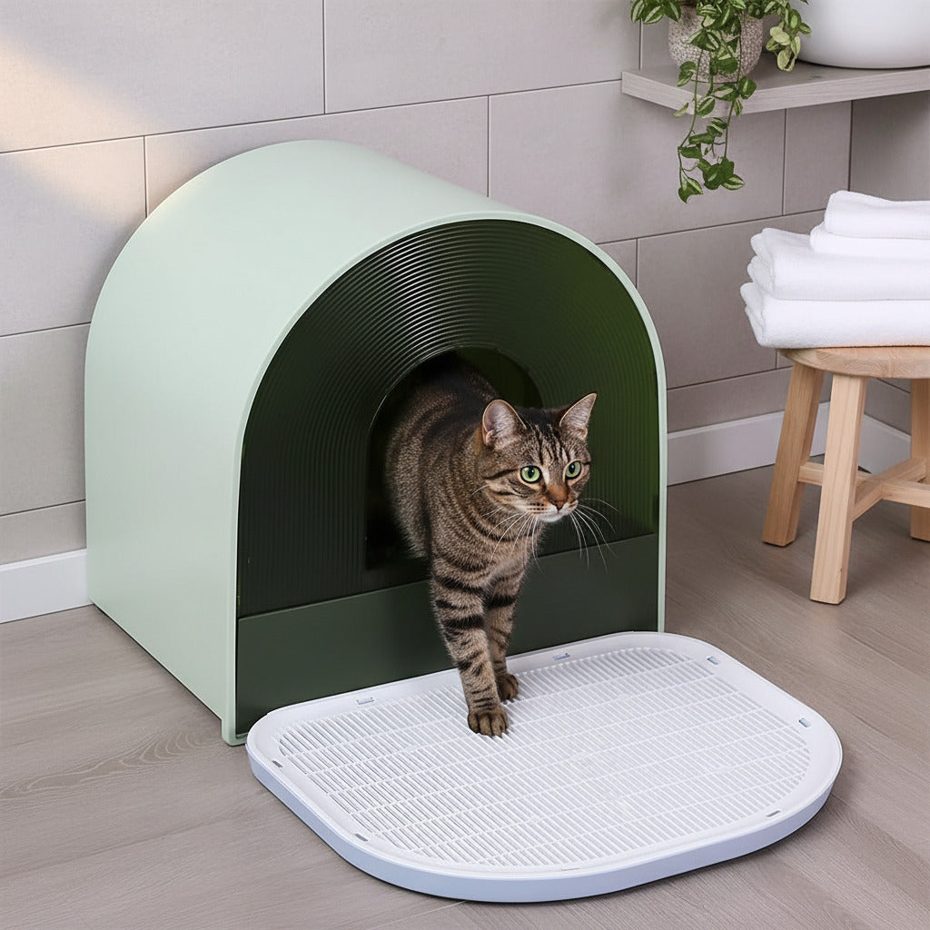 PawsClean Anti-Spill Double Layer Cat Litter Mat (49x39cm)