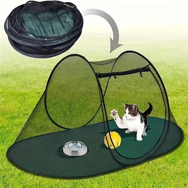 PawfectDen Portable Pop-Up Pet Tent Enclosure