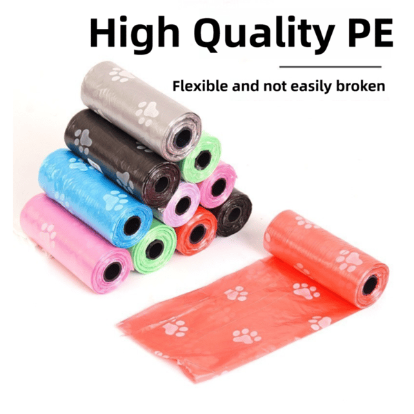 PawfectClean Biodegradable Dog Poop Bags with Bone Dispenser