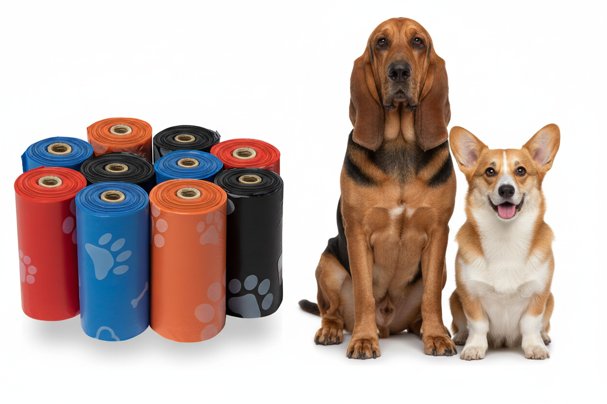 PawfectClean Biodegradable Dog Poop Bags with Bone Dispenser
