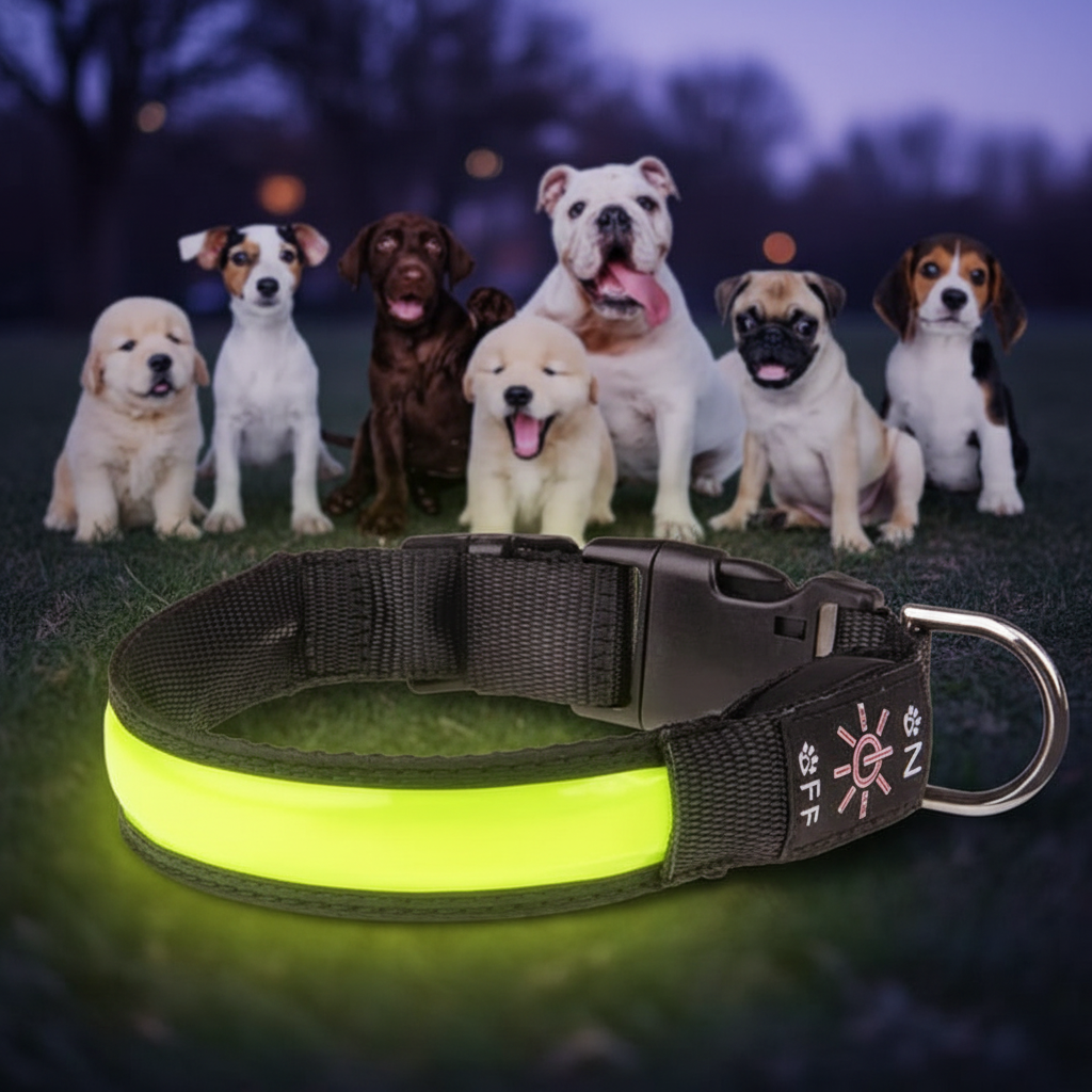 LED koera kaelarihm - mitu koera